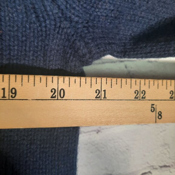 J. Crew Fair Isle Nordic Knit Sweater With Orange & Black Ruffle Sleeve - Picture 6 of 11